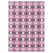 Magenta Thanksgiving Turkije Bloemen Tafelkleed (Voorkant)