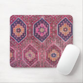Magenta Tribal Geometric Rug Muismat (Met muis)
