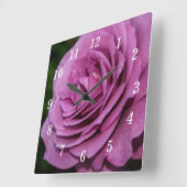 Magenta Tuin Roos Wandklok (Hoek)