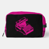Magenta Type Schrijfmachine Magenta Toilettasje (Achterkant)