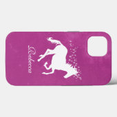 Magenta Unicorn - Aangepaste Hoesje-Mate iPhone Ca Case-Mate iPhone Case (Achterkant (horizontaal))