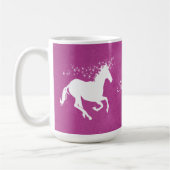 Magenta Unicorn - Aangepaste koffie-Mok Koffiemok (Links)