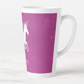 Magenta Unicorn persoonlijke latte Mok (Rechts)