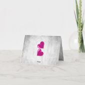 Magenta Valentijn Hartelijk dank Kaart (Achterkant)