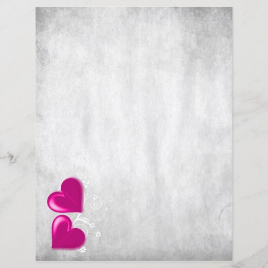 Magenta Valentijn hoort gepersonaliseerde papieren (Achterkant)