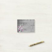 Magenta Valentijn Hoorten Aangepaste notities Post-it® Notes (Op bureau)