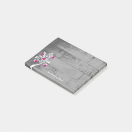 Magenta Valentijn Hoorten Aangepaste notities Post-it® Notes