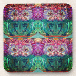 Magenta Vase Abstract schilderen Bier Onderzetter