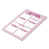 Magenta Verpleging-Pathofysiologie Sjabloon Notitieblok (Schuin)