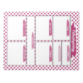 Magenta Verpleging-Pathofysiologie Sjabloon Notitieblok (Voorkant)