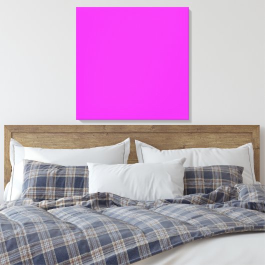 Magenta Violet Paarse achtergrond Canvas Afdruk (Insitu (Slaapkamer))