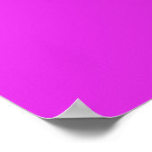 Magenta Violet Paarse achtergrond Poster (Hoek)