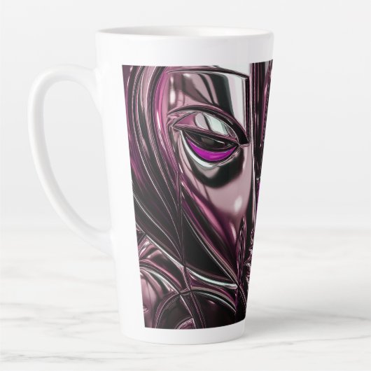 Magenta Vortex Mug Latte Mok (Links)