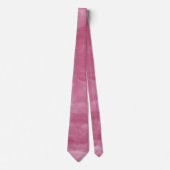 Magenta Watercolor Custom Necktie Stropdas (Voorkant)