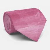 Magenta Watercolor Custom Necktie Stropdas (Opgerold)