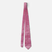 Magenta Watercolor Custom Necktie Stropdas (Achterkant)