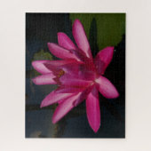Magenta Waterlily Jigzaag Puzzle Legpuzzel (Verticaal)