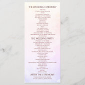 Magenta-Waterverf laat programma's voor Floral Wed (Achterkant)