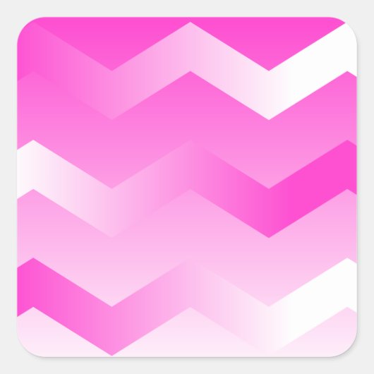 Magenta & White Chevron Envelope stickers (Voorkant)
