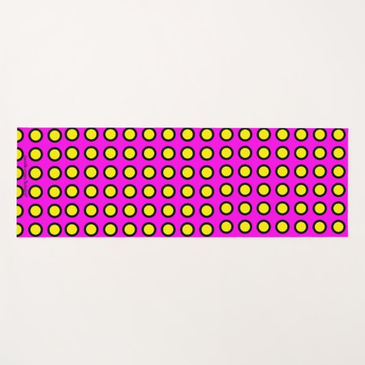 Magenta Yoga Mat (Voorkant (horizontaal))
