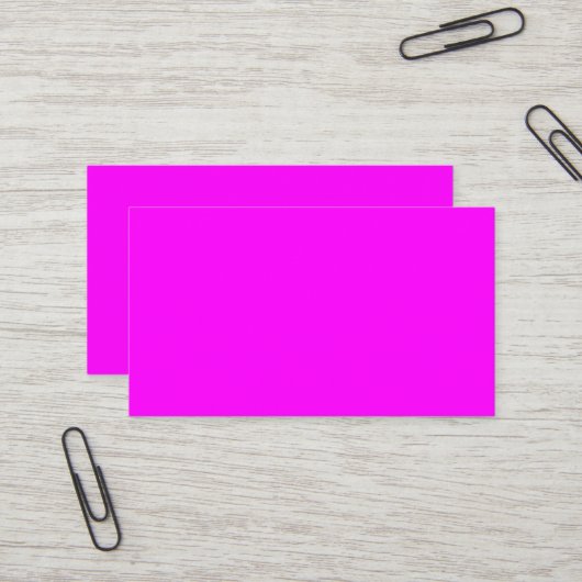 Magenta Zakelijke kaart Visitekaartje (Voorkant / Achterkant in situ)