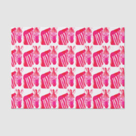 Magenta Zebras Tissuepapier