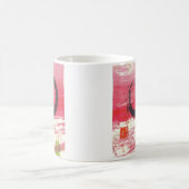 Magenta Zen Circle Koffiemok (Center)