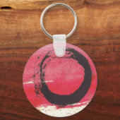 Magenta Zen Circle Sleutelhanger (Voorkant)