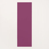 Magenta zwart-wit yogamat met Lotus bloemen (Achterkant)