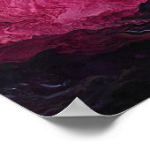 MagentaZonsondergang Poster (Hoek)