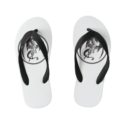 Mager draken... kinder teenslippers (Voetbed)
