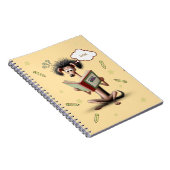 Mager Hond Terug naar school Kinderen Gepersonalis Notitieboek (Rechterzijde)