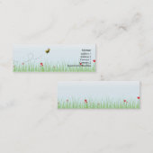 Magere bij - mini visitekaartje (Voorkant / Achterkant)