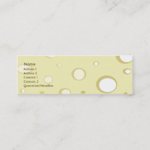 Magere Emmentaler - Mini Visitekaartje