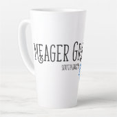 Magere Grand Cafe Latte Cup Mok (Linkerhoek)