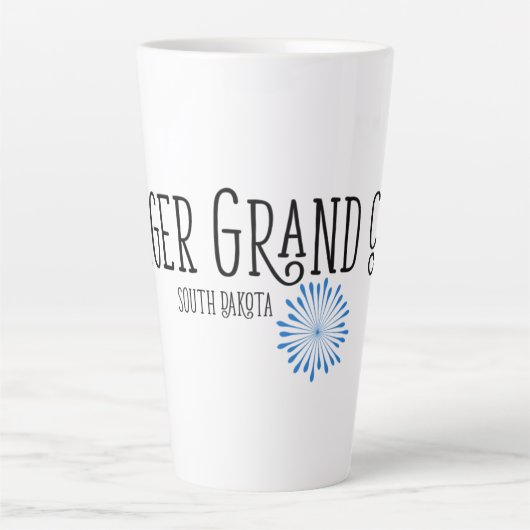 Magere Grand Cafe Latte Cup Mok (Voorkant)