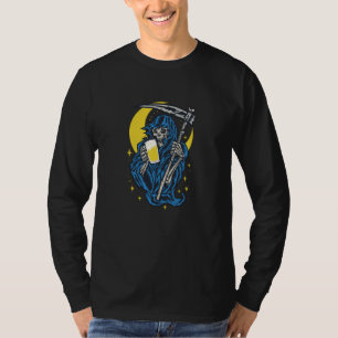 Magere Hein die bier drinkt T-shirt