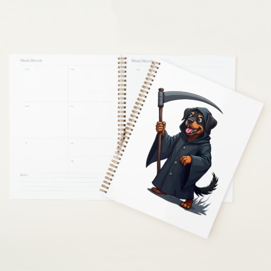 Magere Hein Rottweiler Hond Planner (Display)