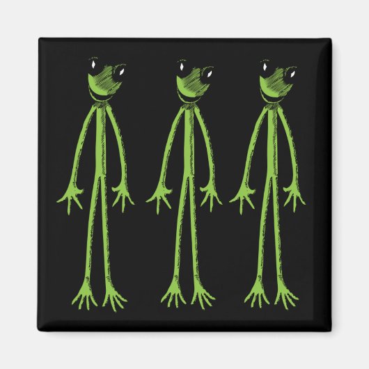 magere kikker magneet (Voorkant)