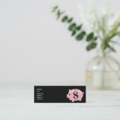 Magere Piggybank - Mini Visitekaartje (Staand voorkant)