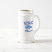 Mages doden geen mensen... bierpul (Voorkant rechts)