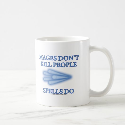Mages doden geen mensen... koffiemok (Rechts)