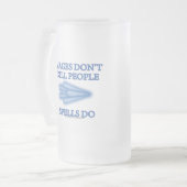 Mages doden geen mensen... matglas bierpul (Voorkant links)