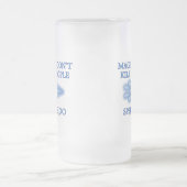 Mages doden geen mensen... matglas bierpul (Center)