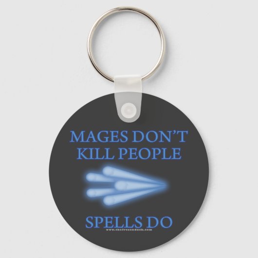 Mages doden geen mensen... sleutelhanger (Voorkant)