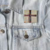 Magestat van La Llagonne Vierkante Button 5,1 Cm (In situ)