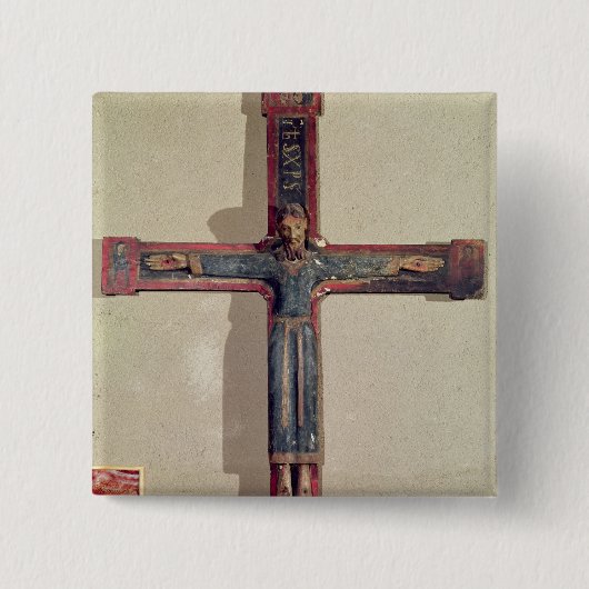 Magestat van La Llagonne Vierkante Button 5,1 Cm (Voorkant)