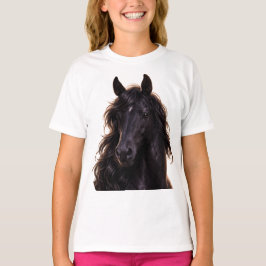 Magestic black stallion t-shirt