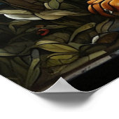 *~* Magestic Bold TIGER 5:4 AP68 Glas in lood Poster (Hoek)