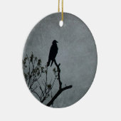 Magestic Crow Keramisch Ornament (Rechts)